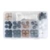 Clearance Caja de Cuentas de Silicona Negro Bisutería