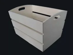 Clearance Caja de frutas con asas Organización|Maderas