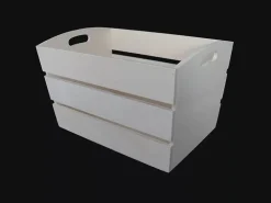 Clearance Caja de frutas con asas Organización|Maderas