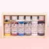 Discount Caja de Madera 6 Acrílicos Artis Básicos Dayka 60ml Pinturas Acrílicas