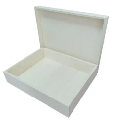 New Caja de madera 5 cm alto tapa lisa Maderas
