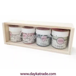 Sale Caja de Madera 4 Pinturas Chalk Paint Dayka 100ml Pinturas Chalk Paint
