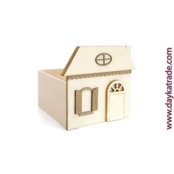 Clearance Caja de Madera Casita Pequeña Dayka Maderas