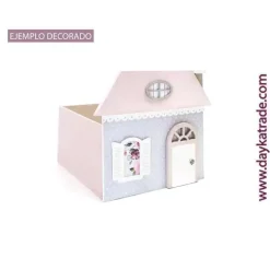 Clearance Caja de Madera Casita Pequeña Dayka Maderas