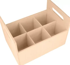 Outlet Caja de Madera con Compartimentos Maderas