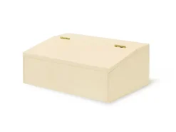 New Caja de Madera con Tapa Bisagra Organización|Maderas
