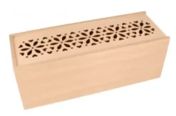 New Caja de Madera con Tapa de Flores Maderas|Organización