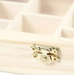 Clearance Caja de Madera con Tapa de Cristal Organización|Maderas