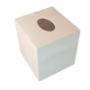 Hot Caja de madera cuadrada para pañuelos Maderas