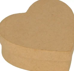 Clearance Caja De Papel Maché Corazón Cartón Y Papel Maché