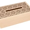 New Caja de Pañuelos de Madera Flores Maderas