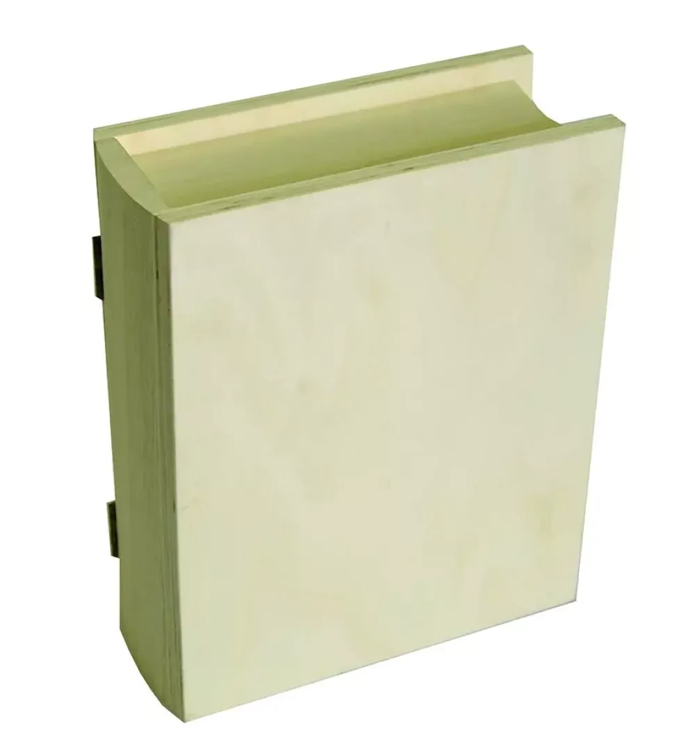 Discount Caja libro de madera Maderas