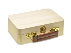 Caja Maleta Pequeña de Madera Maderas|Organización