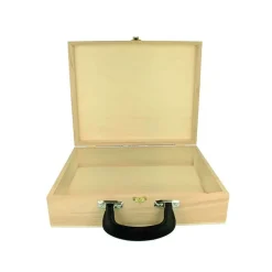 Caja maletín de madera Maderas