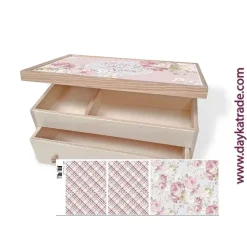 Sale Caja Maquillaje + Tela Prediseñada Dayka Organización