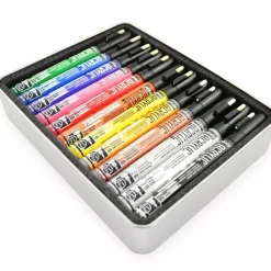 Sale Caja Metálica 12 Rotuladores Acrilic Marker 1.2mm Rotuladores