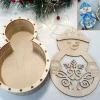 Discount Caja muñeco de nieve 20x14cm Organización|Navidad