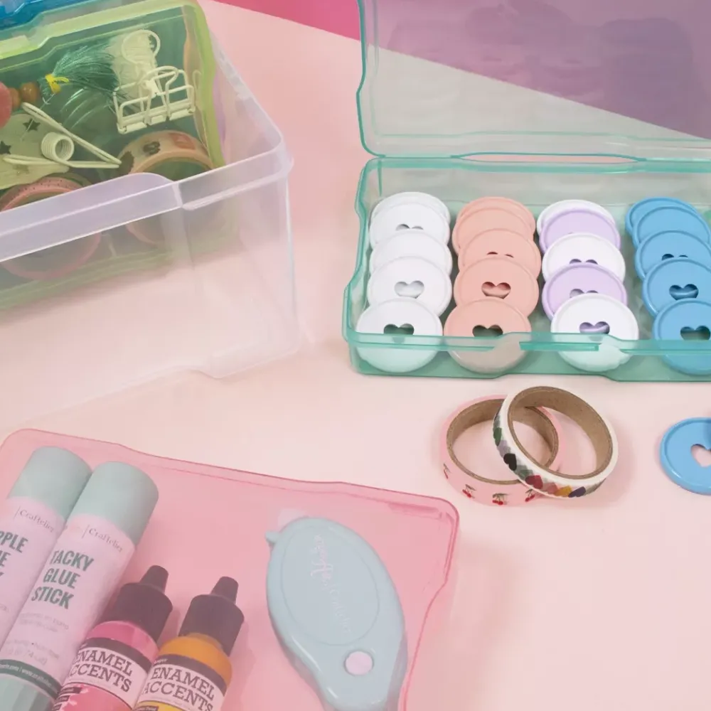 Clearance Caja Organizadora con 6 Mini Cajas para Fotografías y Crafts Organización