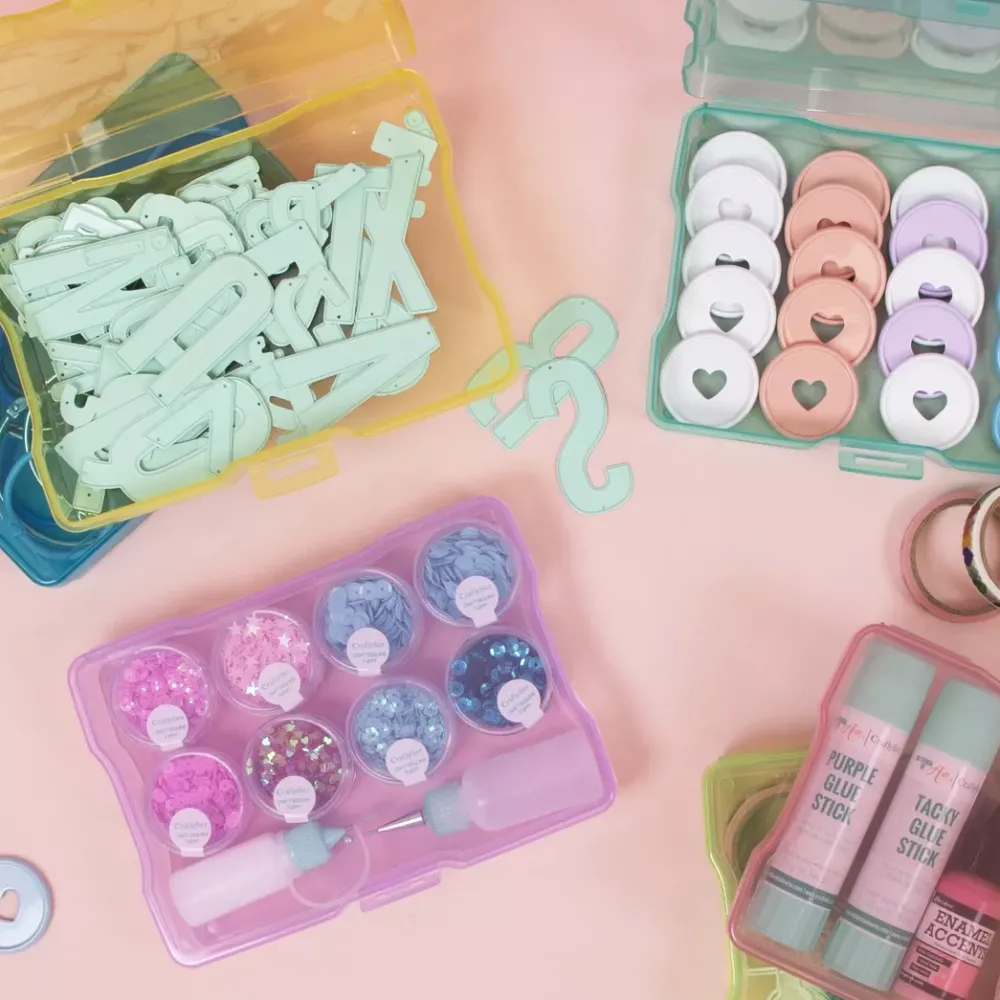 Clearance Caja Organizadora con 6 Mini Cajas para Fotografías y Crafts Organización