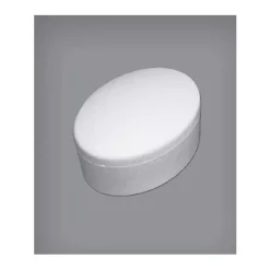 Best Caja Ovalada de Porexpán 15,5x11,5x8 cm. Porexpán, Celulosa Y Plástico|Navidad