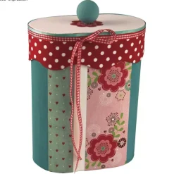 Clearance Caja ovalada olas de papel maché Organización|Cartón Y Papel Maché