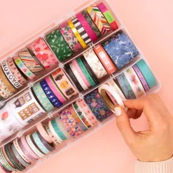 Clearance Caja Para Organizar Washi Tapes Organización|Papeles
