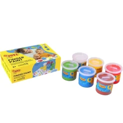 Discount Caja pintura de dedos 125 ml. 6 piezas Niños Niños Y Regalos