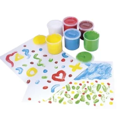 Discount Caja pintura de dedos 125 ml. 6 piezas Niños Niños Y Regalos