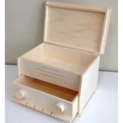 Discount Caja radio de madera Maderas