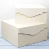 Cajas con solapa Maderas