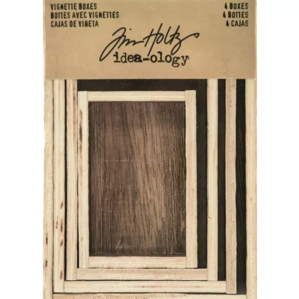Discount Cajas Vintage Tim Holtz Cartón Y Papel Maché|Organización