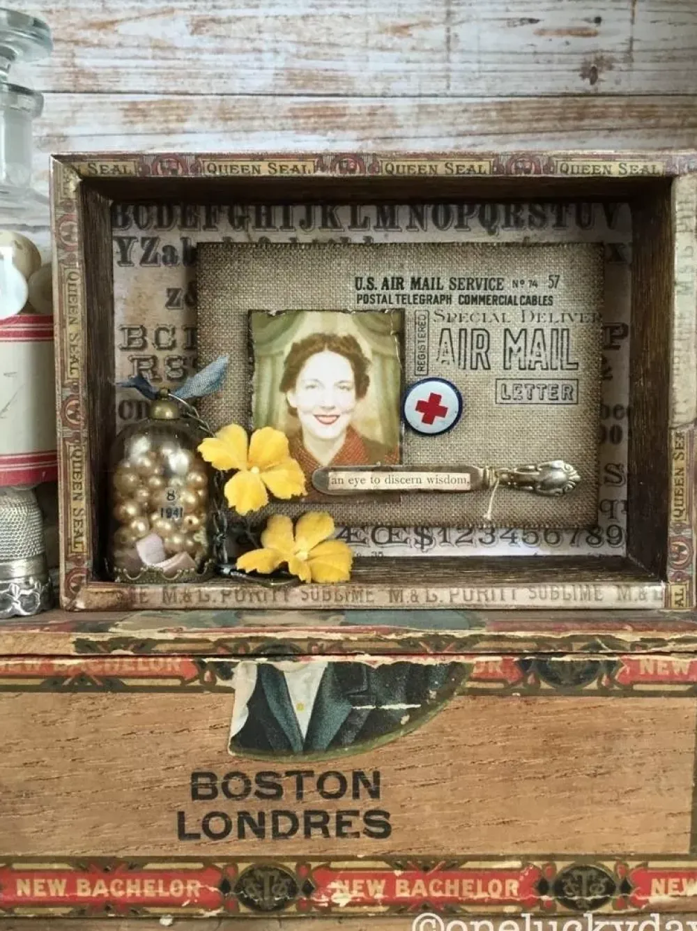 Discount Cajas Vintage Tim Holtz Cartón Y Papel Maché|Organización