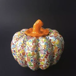 New Calabaza de Papel Maché Cartón Y Papel Maché
