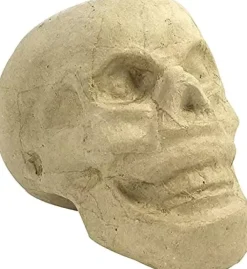 Calavera de Papel Maché Cartón Y Papel Maché