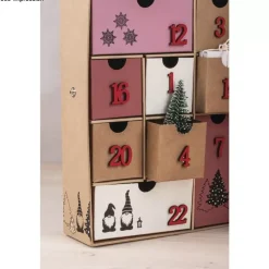 Online Calendario de adviento de papel maché Casa Navidad|Calendarios De Adviento