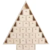Best Calendario de adviento de madera Árbol con cajones Navidad|Calendarios De Adviento