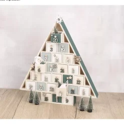 Best Calendario de adviento de madera Árbol con cajones Navidad|Calendarios De Adviento