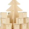 Hot Calendario de Adviento de madera Árbol Calendarios De Adviento