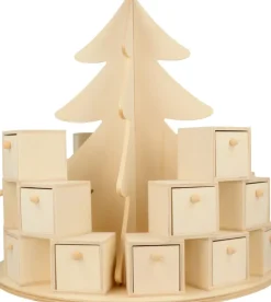 Hot Calendario de Adviento de madera Árbol Calendarios De Adviento