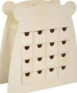 Sale Calendario de Adviento Oso de Madera Maderas|Calendarios De Adviento