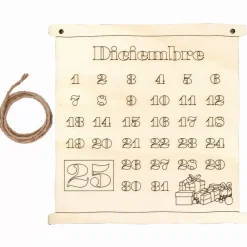 Best Calendario Diciembre de Madera Maderas|Navidad