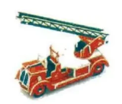 Sale Camión de Bomberos Clásico-22 Kits Recortables Serigrafiados de Marquetería 4010-22 Maquetas Y Modelismo