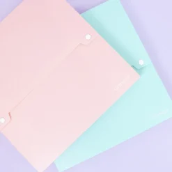 New Carpeta con Profundidad para Papeles Rosa 30x30cm Organización