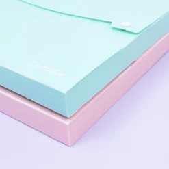 New Carpeta con Profundidad para Papeles Rosa 30x30cm Organización