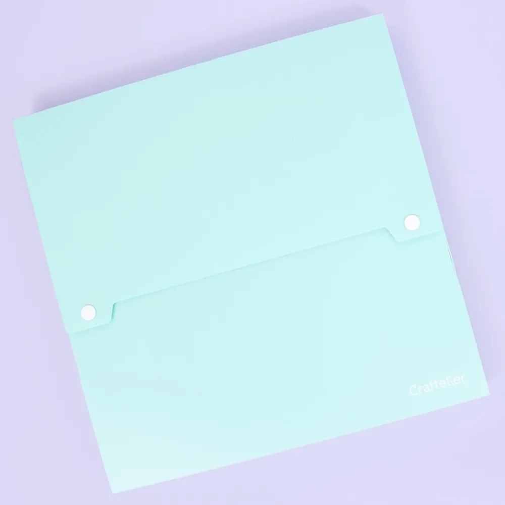 Online Carpeta con Profundidad para Papeles Turquesa 30x30cm Organización