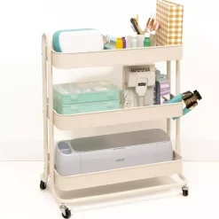 Online Carrito Amazon con 3 bandejas Blanco 60cm Organización