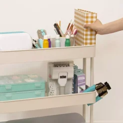 Online Carrito Amazon con 3 bandejas Blanco 60cm Organización