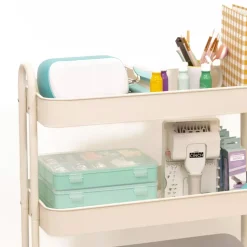 Online Carrito Amazon con 3 bandejas Blanco 60cm Organización
