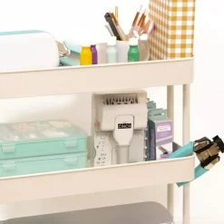 Online Carrito Amazon con 3 bandejas Blanco 60cm Organización