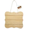Outlet Cartel de Madera de Listones 40cm Maderas